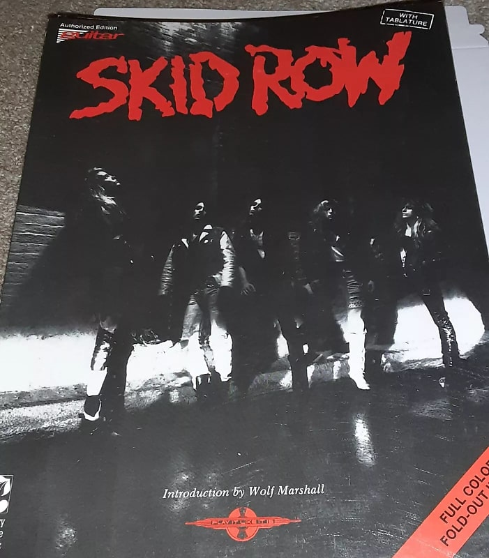 SKID ROW - SELF-TITLED - GUITAR TAB BOOK - SHEET MUSIC | Reverb