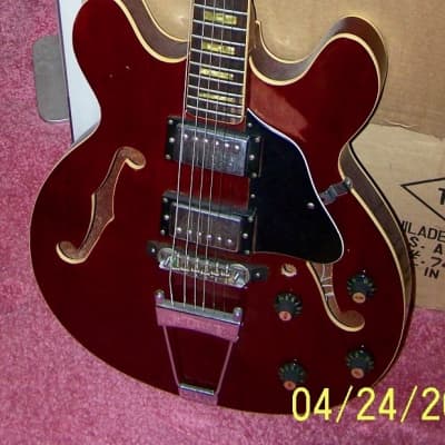 1970's Global 335 Style Electric Guitar Model EA-200 image 1