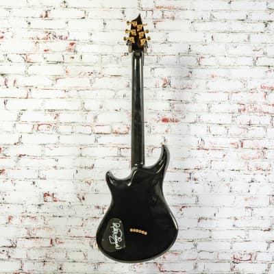 Warrior Instruments Soldier Electric Guitar, Rick Derringer Signed, Black w/ Case x1USA (USED) image 10