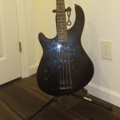 2014 Dean Edge 09 4-String Left Handed Bass Guitar - Classic Black image 1