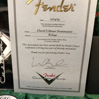 Fender Custom Shop David Gilmour Stratocaster NOS 2014 image 19