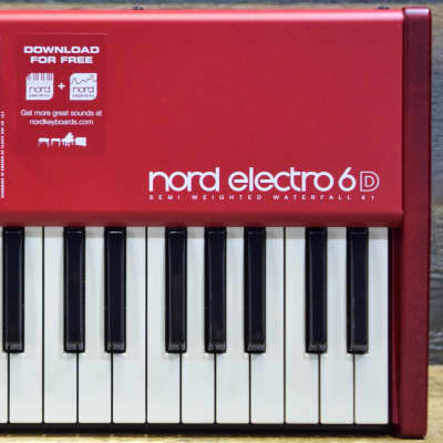 Nord Electro 6D 61 Semi-Weighted Waterfall Keybed 61-Note Keyboard Synthesizer