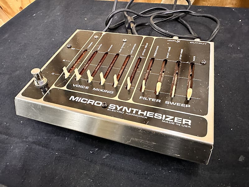 Vintage Original Electro-Harmonix MICRO SYNTHESIZER Effects Pedal - READ