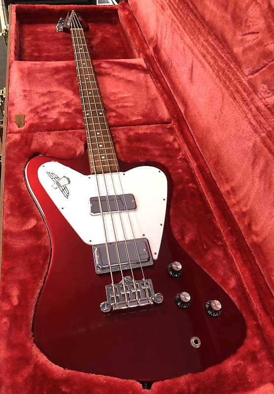 Gibson Thunderbird Bass Sparkling Burgundy, Non-Reverse Headstock with Case image 1