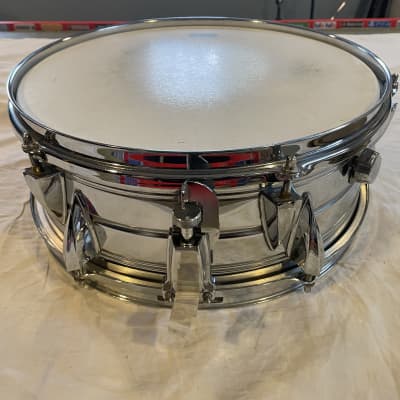 Tama Side by Side 6 lugs Chrome over Steel Snare Drum 5.5 x 14 - Missing badge image 1