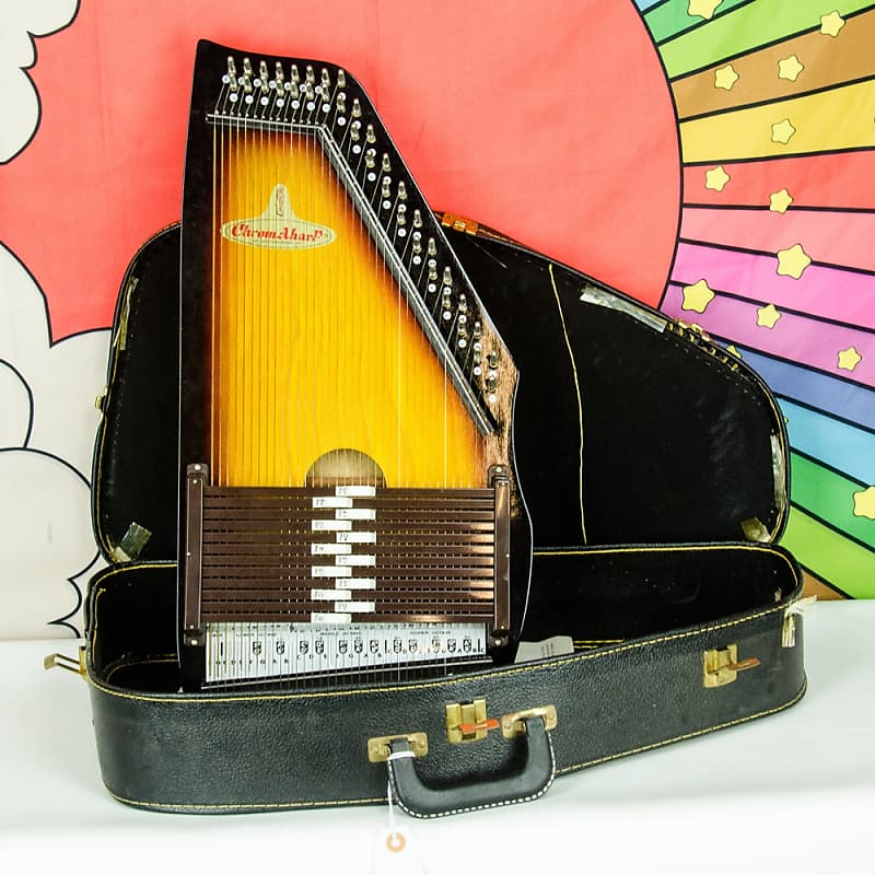 Used Chromaharp 12 chord Autoharp & case Reverb
