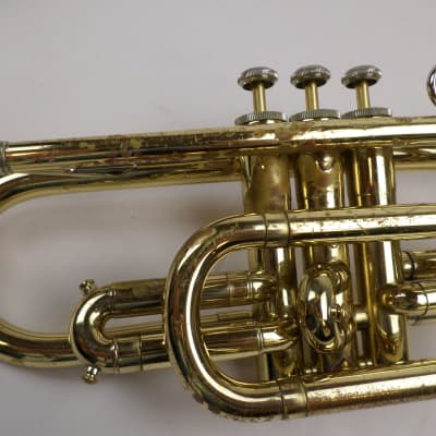 Used Bach CR-300 Cornet - Clear Laquer with Case and Accessories image 6