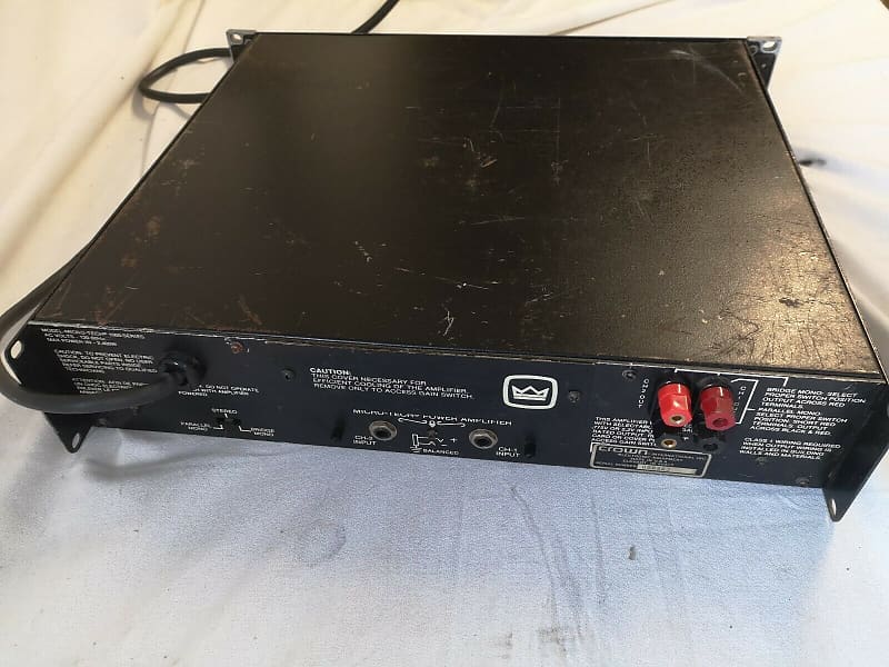 AMCRON Micro-Tech 1000 CROWN Power Amplifier - Good Working Condition -  Vintage Amplifier