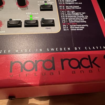 Clavia Nord Lead 2 rack virtual analog 4-part multitimbral FM with NORD SOUND CARD /  FREE SHIPPING