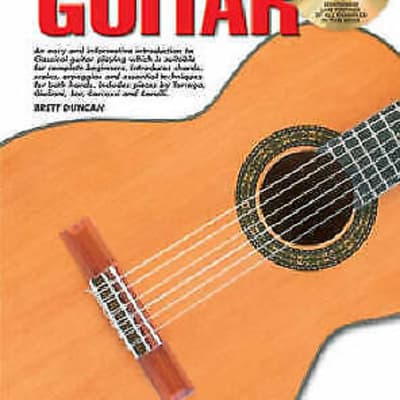 Learn How To Play Guitar Classical Guitar Beginner Music Tutor Book & Audio - X- for sale