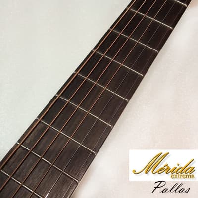Merida Pallas Solid Engelmann Spruce & Rosewood Grand Concert Cutaway acoustic guitar image 14