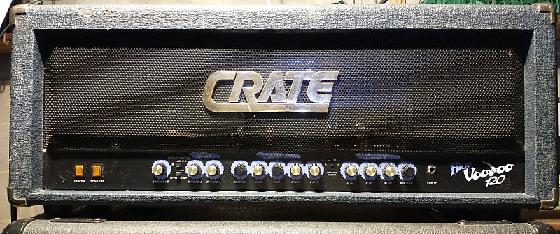 Crate Blue Voodoo BV-120H Tube High Gain 100-Watt Guitar Amp | Reverb