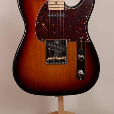 G&L Fullerton Deluxe ASAT Classic Electric Guitar 3-Tone Sunburst image 3