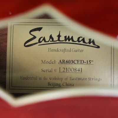 Eastman AR603 CE-15 2022 Classic image 16