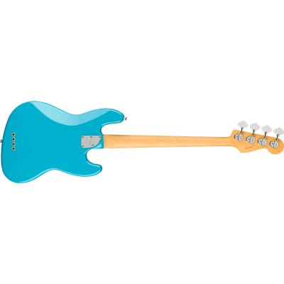 Fender American Professional II Jazz Bass, Maple Fingerboard, Miami Blue, Left Handed image 3
