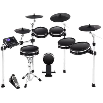 Alesis DM10MKII Pro Drum Kit + Kick Pedal + Hi-Hat Stand + Throne + AT ATH-M30X Headphones + Sticks image 2