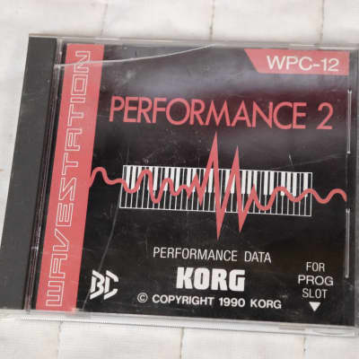 Korg Wavestation WPC-12 Performance 2 ROM Card image 1