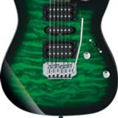 Ibanez GRX70QA Electric Guitar Trans Green Burst image 1