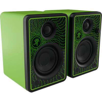 Mackie CR3-XLTD Creative Reference Series 3" Multimedia Professional Monitors Limited Edition - Green Lightning image 2