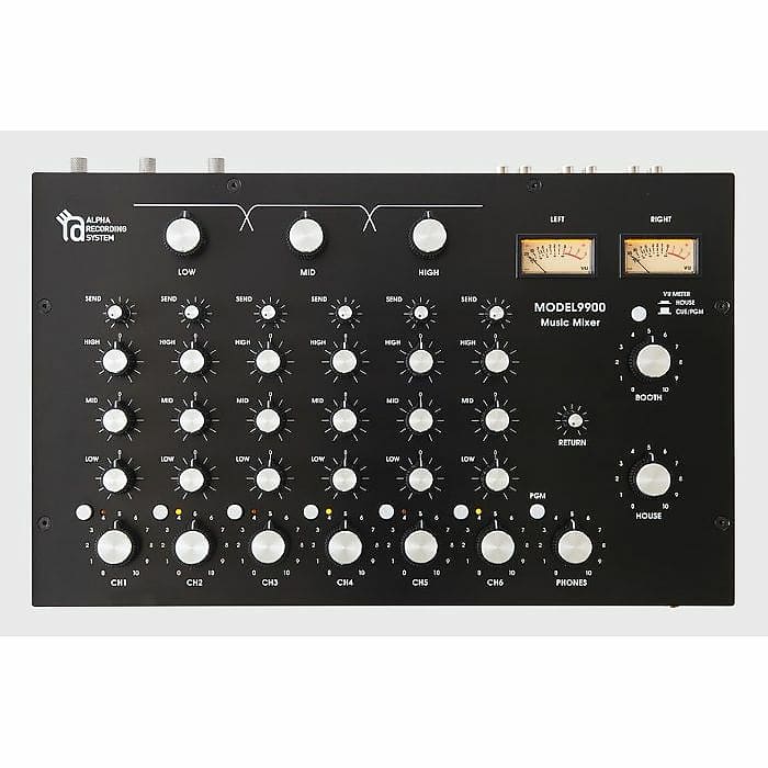 ALPHA アルファ MODEL9100BローリーDJミキサー今だけ値下げ Alpha Recording System MODEL9900BW PRO ・6CHロータリー
