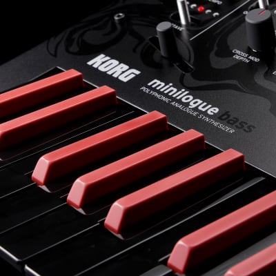 Korg Minilogue Bass 37-Key 4-Voice Polyphonic Synthesizer 2022 - Present - Black image 10
