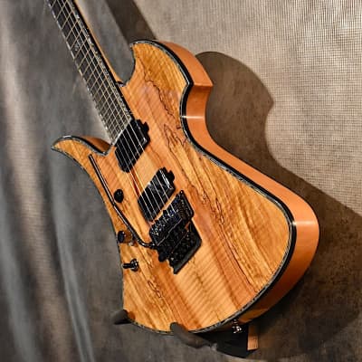 B.C. Rich Left Handed Mockingbird Extreme Exotic FR 2020 Spalted Maple Lefty Guitar image 5