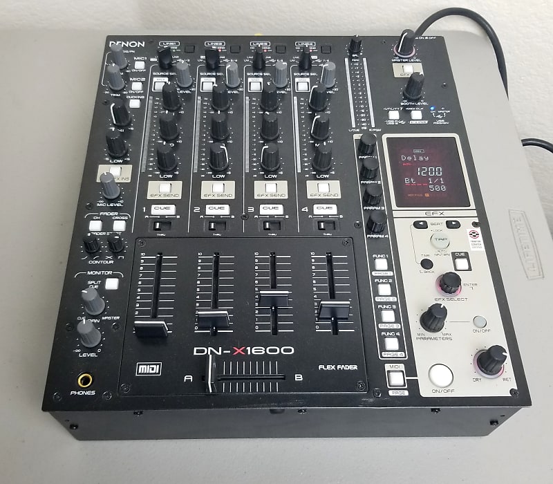Denon DN-X1600 Professional 4-channel DJ Mixer - Exc!