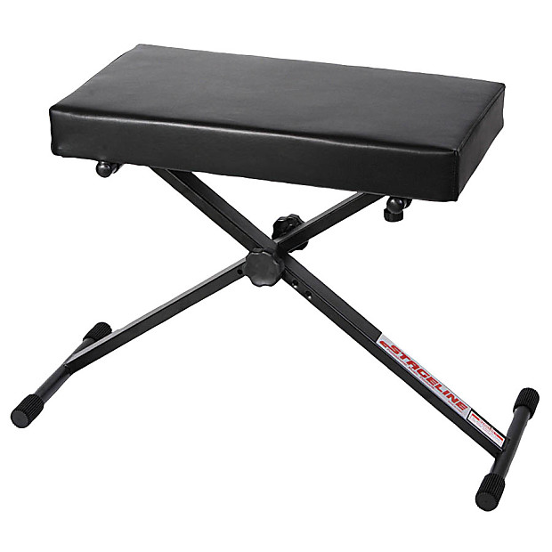 Stageline KB51 Adjustable XType Padded Keyboard Bench Reverb