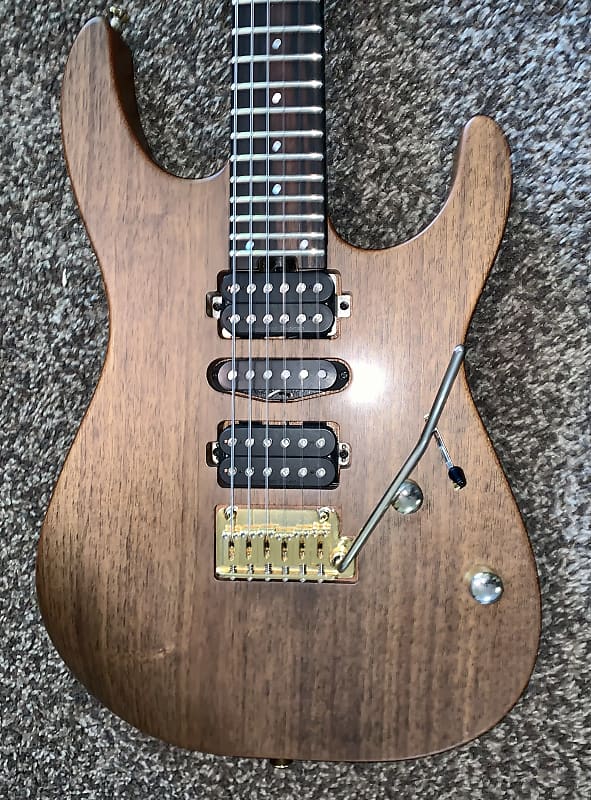 2021 Charvel MJ DK24 HSH 2PT E Mahogany with Figured Walnut