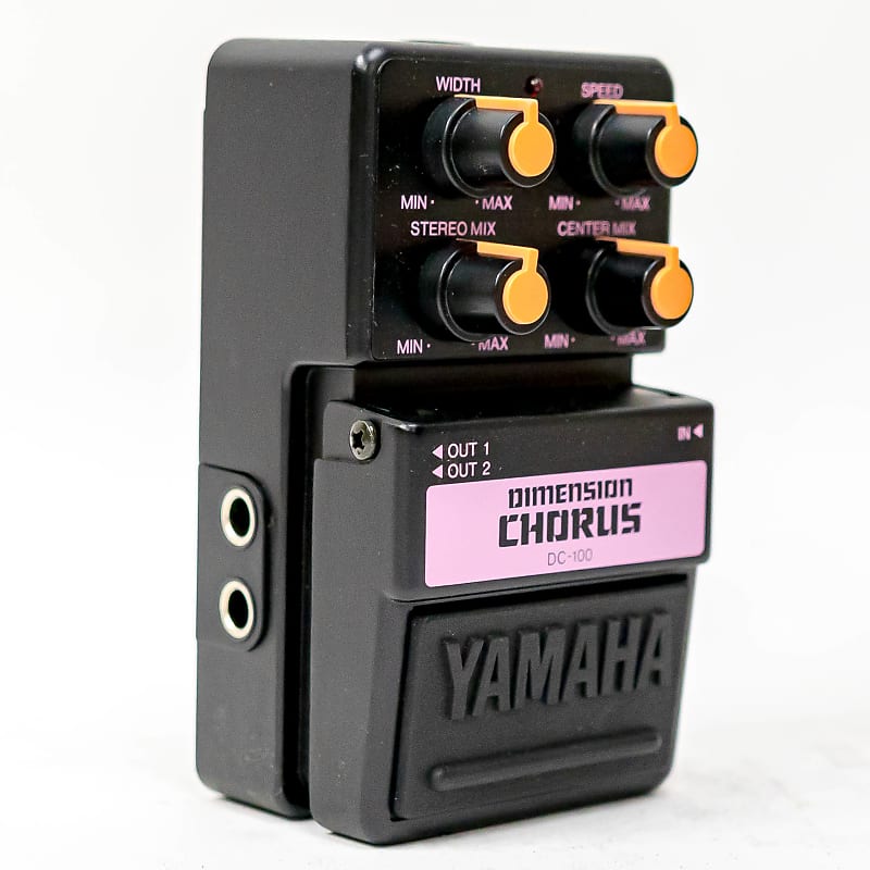 Yamaha DC-100 Dimension Chorus Guitar Effect Pedal with Box and Manual