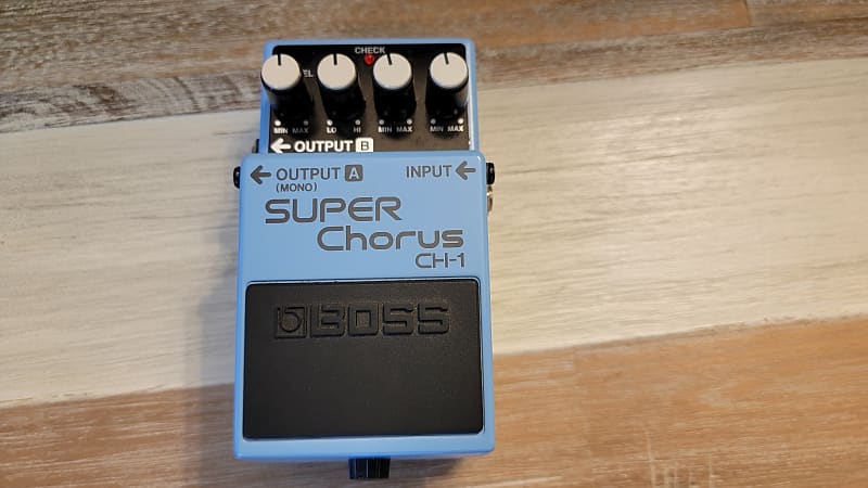 Boss CH-1 Super Chorus (Blue or Pink Label) 1989 - 2001 - Blue 