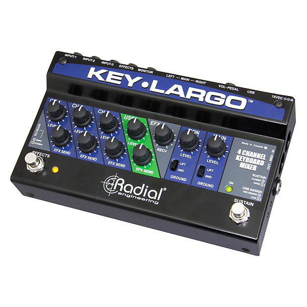 Radial Key Largo Keyboard Mixer Pedal image 1