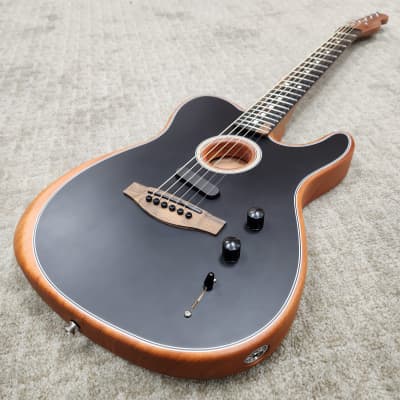 2022 Fender American Acoustasonic Telecaster - Black - Made in USA w/ Gig Bag for sale