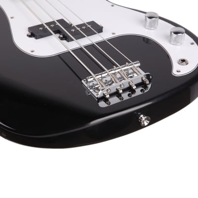 Glarry Black GP Electric Bass Guitar + 20W Amplifier image 8