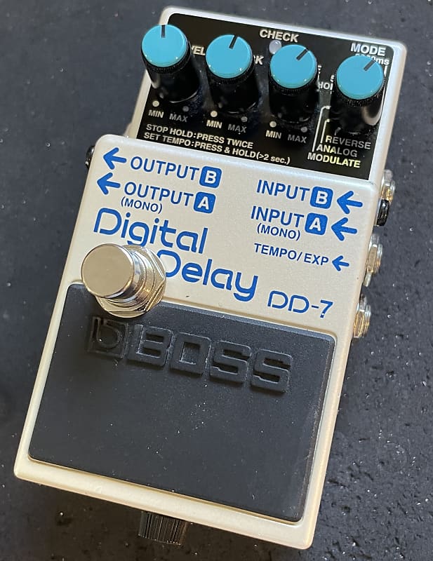 Boss DD-7 Digital Delay with On-Board Tap Tempo Switch