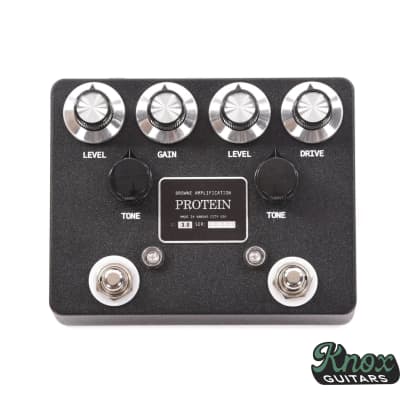 Reverb.com listing, price, conditions, and images for browne-amplification-protein-dual-overdrive-black