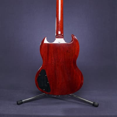 61 Gibson Custom Shop 1961 Les Paul SG Standard Reissue Stop Bar VOS Cherry Red 2021 image 2
