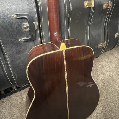 Yamaha FG-512 12 String Acoustic Guitar w/Bridge Pickup Added and Hard Case Included image 10