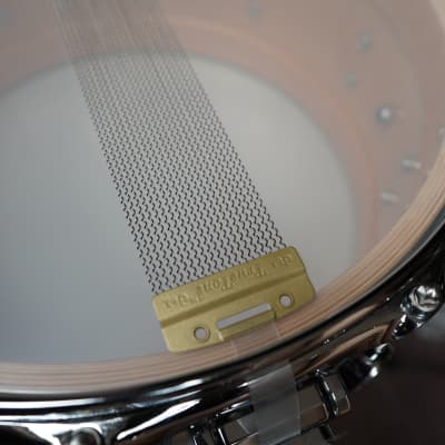 DW USA Collectors Series - Twisted Pure Maple Natural Satin Oil - 6.5 x 14" Snare Drum w/ Chrome Hardware (2023) image 9