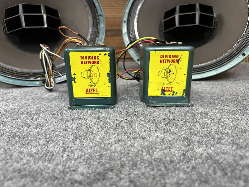 Altec Lansing 604c Duplex Speakers w/ N-1600a dividing networks