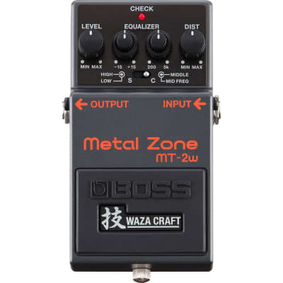 Boss MT-2W Metal Zone Waza Craft Distortion Guitar Effects Pedal for sale