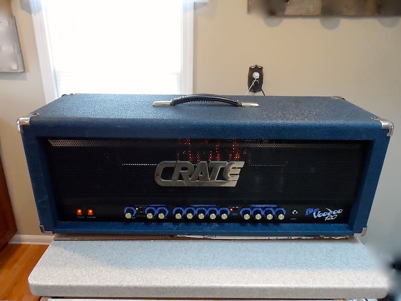 USA Crate Blue Voodoo Model BV-120H 120 Watt With 4 Brand New | Reverb