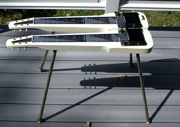 Supro 1450 Console 12 Double Neck  with legs. . image 1