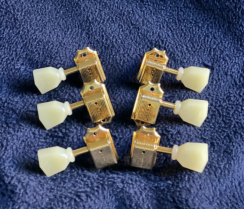 Kluson Gold Deluxe 3R+3L Tuning Machines 2021 Reverb