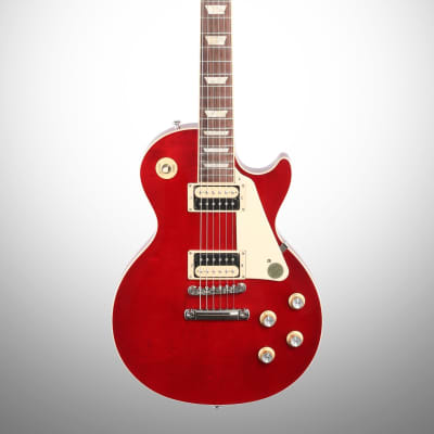 Gibson Les Paul Classic Electric Guitar (with Case), Translucent Cherry image 2