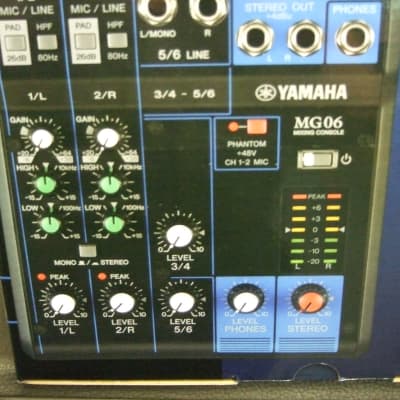 Yamaha MG-06 Mixer 2022 image 3
