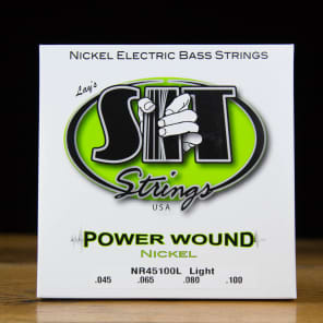 SIT NR45100L Power Wound Nickel Bass Guitar Strings - Light (45-100)