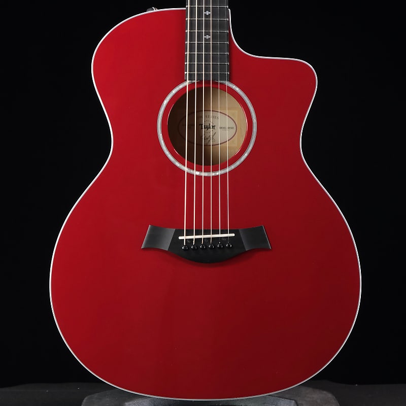 Taylor 214ce Deluxe Acoustic-electric Guitar - Red | Reverb Canada