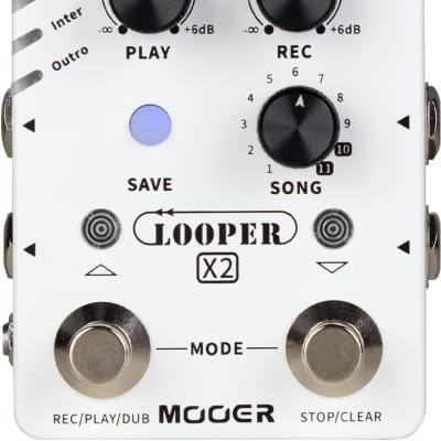 Mooer Drummer X2 Guitar Pedal Stereo Drum Machine Effect