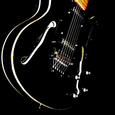 Burns HAYMAN 2020 1974 Black Guitar.  RARE. Innovative. A Masterbuilt Masterpiece by Jim Burns.. image 10